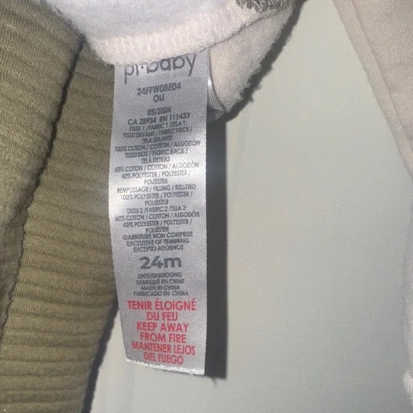 PL Baby Toddler Sweatshirt and Pants Set- 24m - Picture 6 of 11